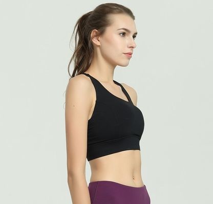 Cheap wholesale high quality strappy back cheerleading sports bra