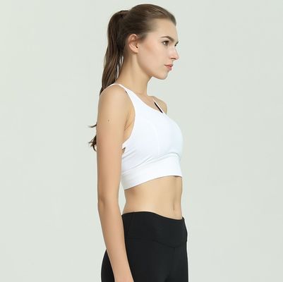 New arrival cheap wholesale strappy back yoga sports bra