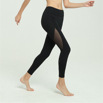 activewear legging low MOQ mesh decoration women activewear