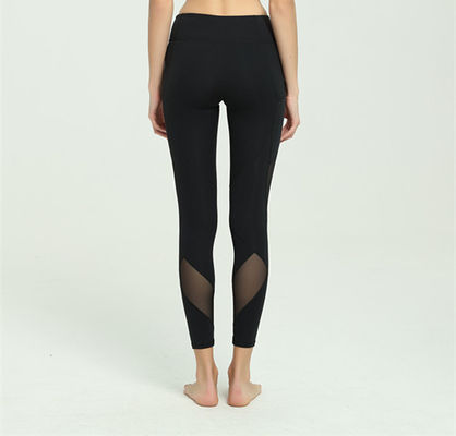 activewear legging low MOQ mesh decoration women activewear