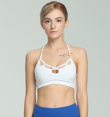 Cheap wholesale front sexy cutout detail cheap ladies sports bra