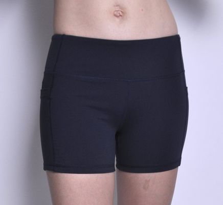 Wholesale 4 way stretch shorts with pocket womens running shorts