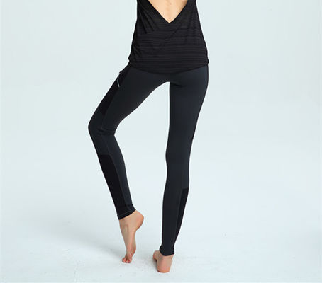 Wholesale zipper decorated fashionable yoga pants leggings