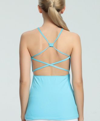 Wholesale cross gym wear custom new fashion sexy woman tank top