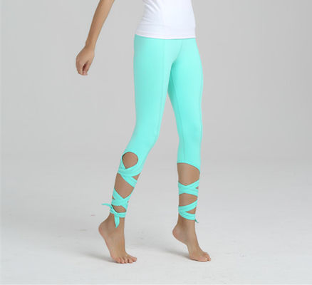Wholesale wrap ties turnout performance yoga pants leggings