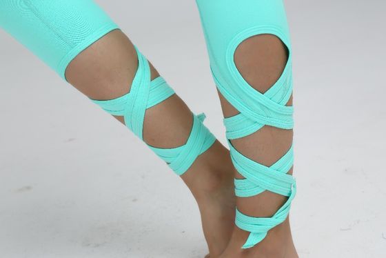 Wholesale wrap ties turnout performance yoga pants leggings