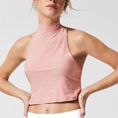Wholesale factory custom logo yoga sports crop top, gym tank top