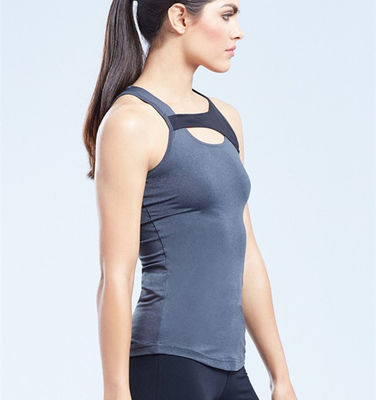 scoop neck women singlets new designs gym wear singlets