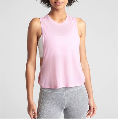women loose tank top sleeveless breathable yoga loose tank top