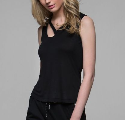 New arrival soft and thin gym t shirt women sleeveless t shirt
