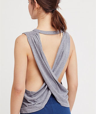 women white color tank loose fit wholesale plain white tank top