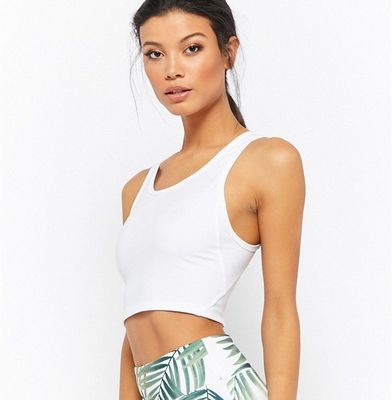 Custom women active wear yoga fitness crop tops