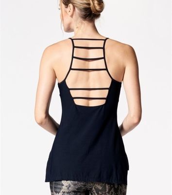 Dry Fit Yoga Wear Sexy Open Back Workout Tops Fitness Clothes