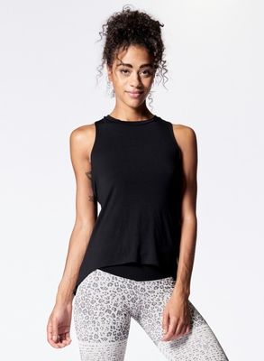 Nylon spandex fitness gym tops womensleeveless workout shirt
