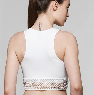 women gym crop top breathable wicking crop tops gym women