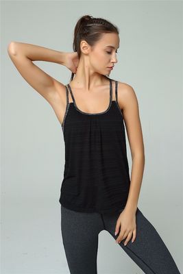 High quality women gym wear sexy sports tops with built in bra