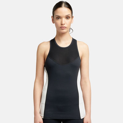 Wholesale gym wear custom color block womens custom tank top