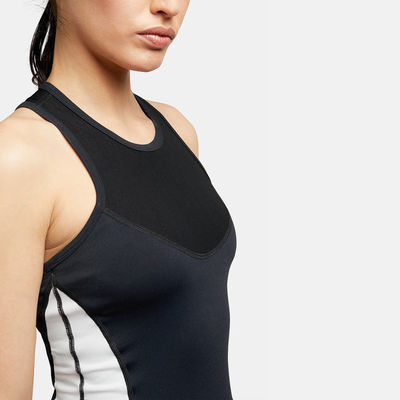 Wholesale gym wear custom color block womens custom tank top