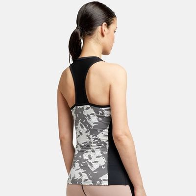 Nylon spandex sublimation printed tank top active wear print top fitness