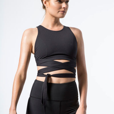 Women's fitness gym clothing tank tops yoga crop tops