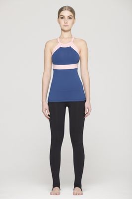 High quality nylon performed backless yoga tank tops