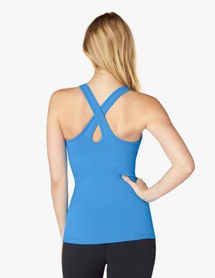 Wholesale back keyhole workout gym tank top