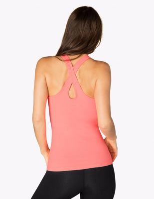 Wholesale back keyhole workout gym tank top