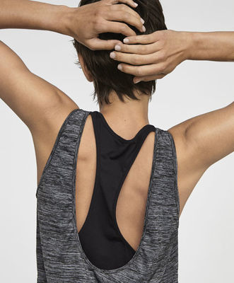 Wholesale workout two layer women tank top gym