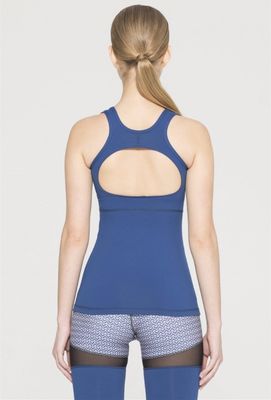 Open back tank top customized for yoga womens yoga clothing