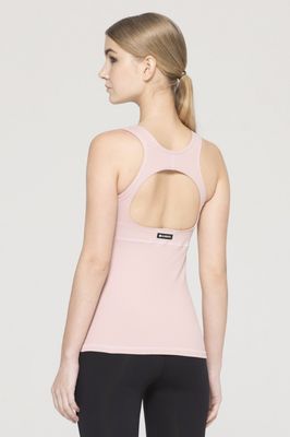 Open back tank top customized for yoga womens yoga clothing