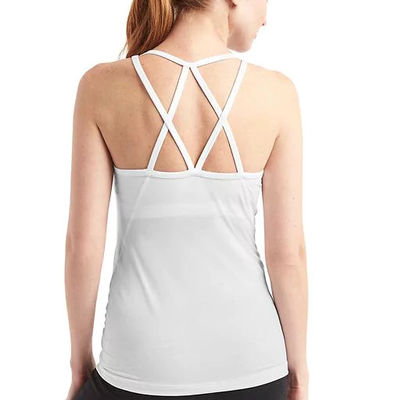 girls tank top Breathe strappy gym tops girls gym tank top