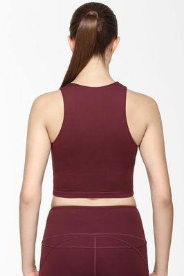 Wholesale mesh panel fitness gym custom tank top