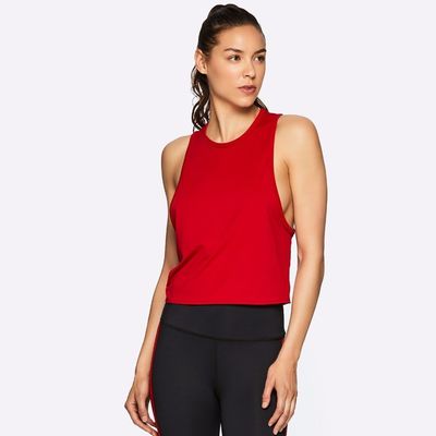 OEM customized yoga top with sexy mesh detail custom tank top