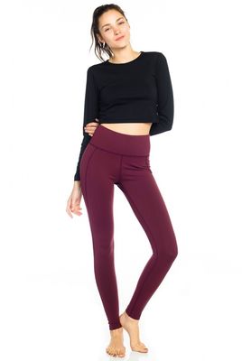 New design wholesalelong sleeve crop top gym