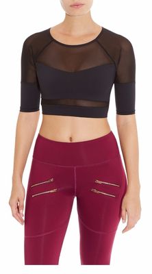 New design gym yoga wear ladies fitness crop top sexy