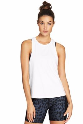 Hot selling back cut out women gym tank top workout