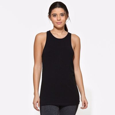 OEM customized sexy mesh back gym top custom running top