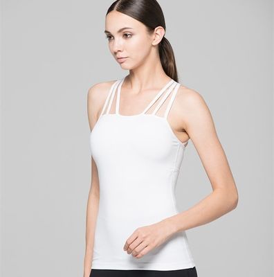 Hot sexy yoga top with back strappy design hot girls sexy tank top