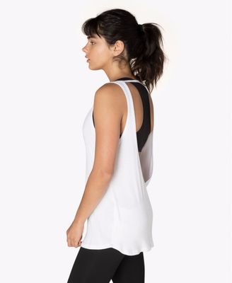 Fancy yoga wear top relaxed fit comfort tank top