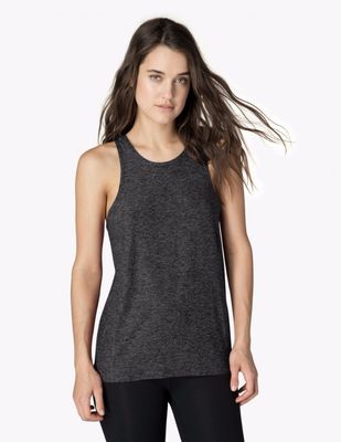 New design back keyhole woman sleevelsee custom tank top