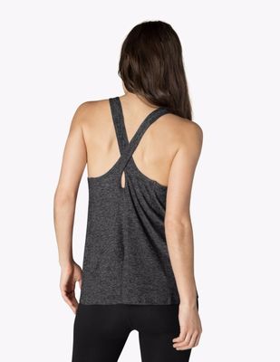 New design back keyhole woman sleevelsee custom tank top
