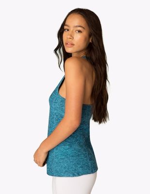 New design back keyhole sleeveless running tank tops women