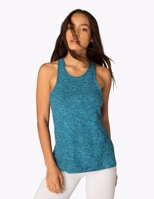 New design back keyhole sleeveless running tank tops women
