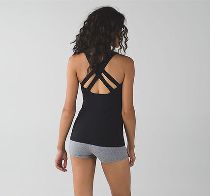 Ladies tops SUPPLEX nylon spandex/LYCRA tops ladies' lycra top