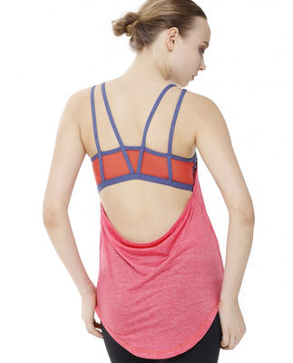 loose fitted sports tank top 2-piece sport tops women loose fit