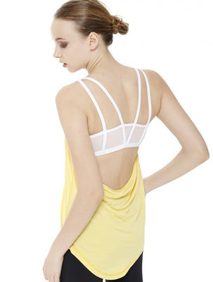 loose fitted sports tank top 2-piece sport tops women loose fit