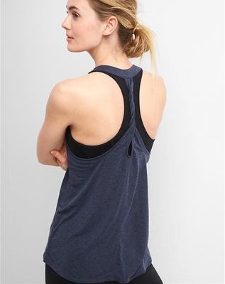 Wholesale back twist straps custom women oem tank top