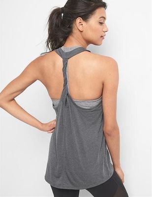 Wholesale back twist straps custom women oem tank top