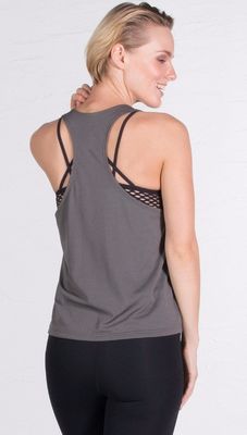Racerback design yoga tank top four way stretch custom made yoga tank tops