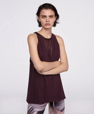 High quality front sexy mesh decorated tank top hot girls sexy tank top